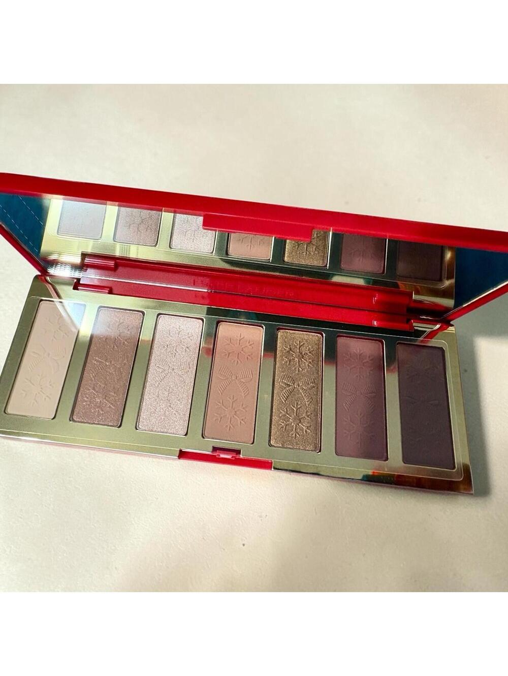 2025 Holiday Estee Lauder Limited Edition Glow Eyeshadow Palette 7 Shades New - Picture 2 of 4